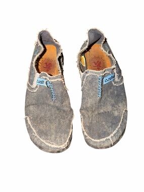 Cushe Men’s Slipper Loafers Navy Blue Canvas Slip-On Shoes Size 9